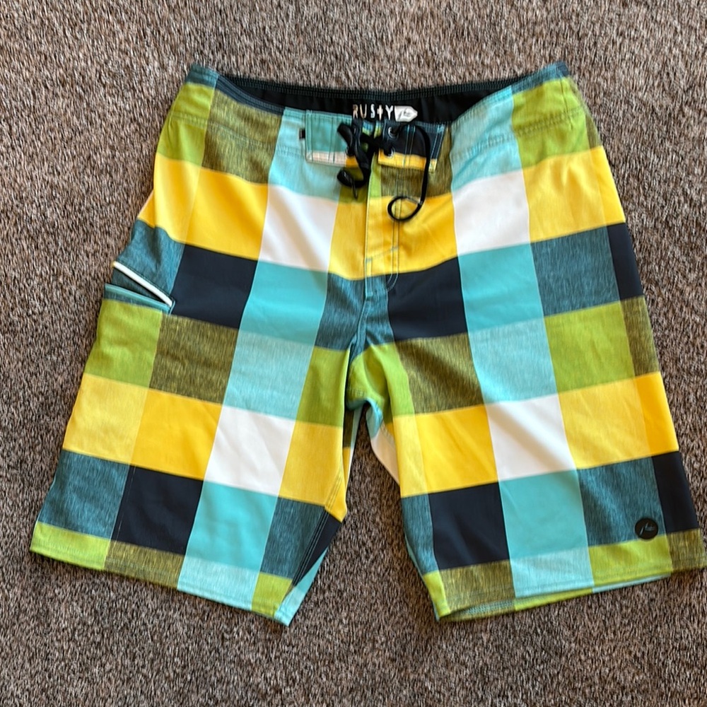 Rusty Men's Multicolor Board Shorts Size 36